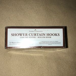 Shower curtain hooks